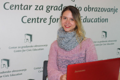 Anja Redžić, stažistkinja na programu Aktivno građanstvo