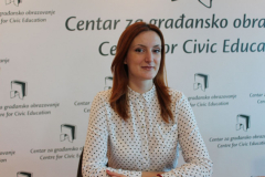Milena Radonjić, stažistkinja na programu Ljudska prava