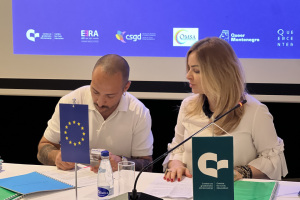 Potpisivanje ugovora sa predstavnicima OCD čiji su projekti podržani kroz I konkurs, 21. maj 2025, Podgorica