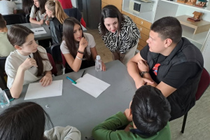 Radionice o građanskom obrazovanju i ljudskim pravima za učenike osnovnih i srednjih škola, Podgorica, Ulcinj, Cetinje, Bar, Pljevlja i Bijelo Polje, maj 2025.
